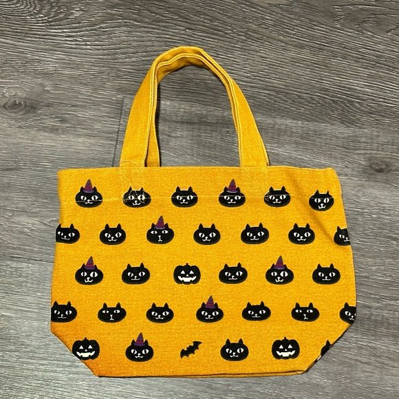 Halloween Kitten Cat Tote Bag ❘ Causal Bag ❘ Festival Bag ❘ Style - Picture 1 of 4